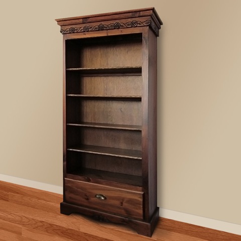 large bookcase plans
